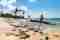 Fishermen at beaches in Sri Lanka 